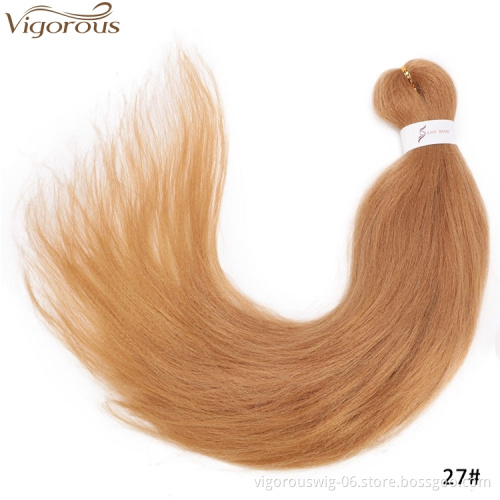 Vigorous Pre-stretched Ombre E Z Braiding Hair EXtensions Synthetic Hair 26 Inches Yaki Easy Braids Twist Hair for African